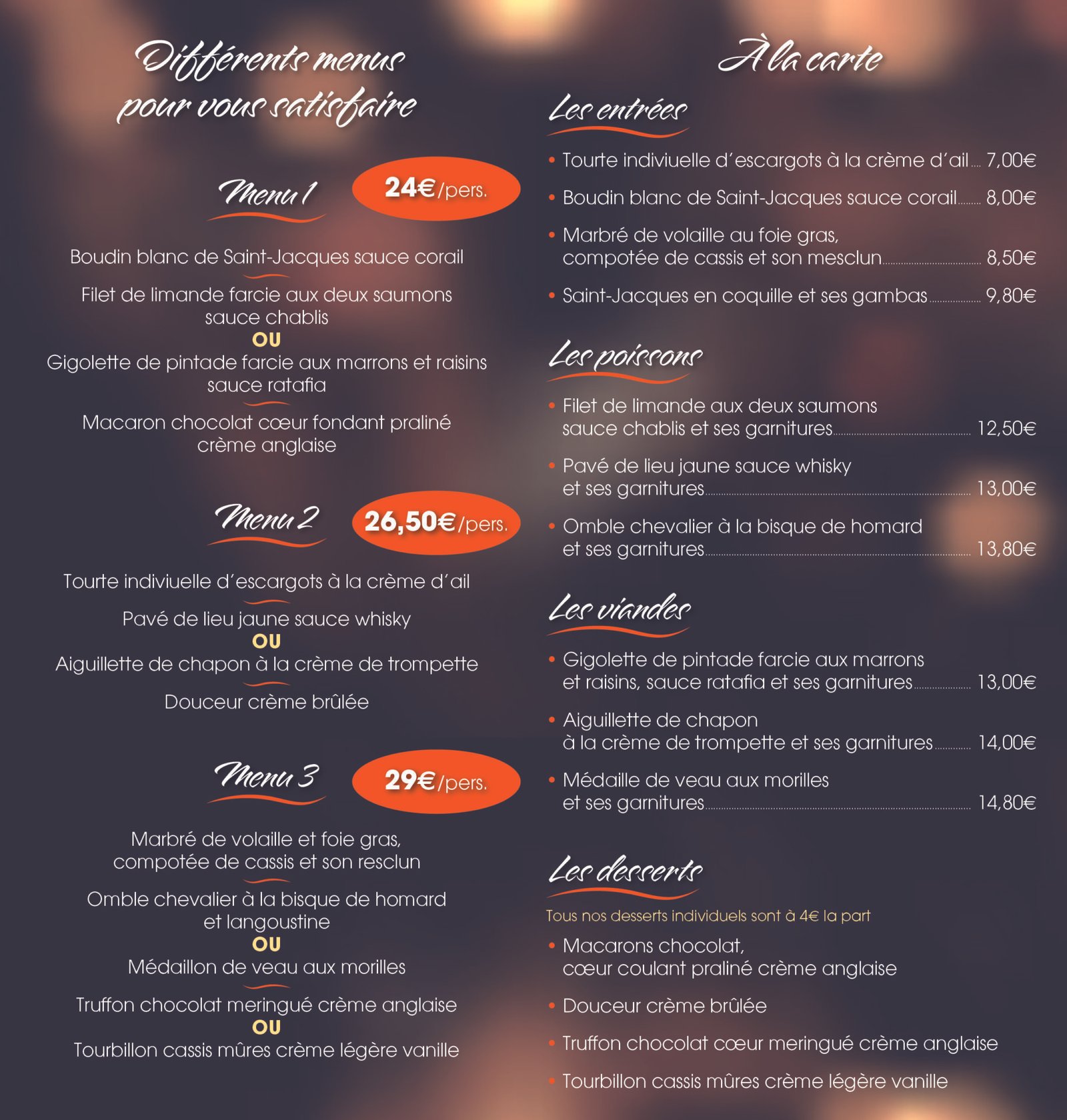 Nathalie TALLENAYE menu Noël 2025 page2-3